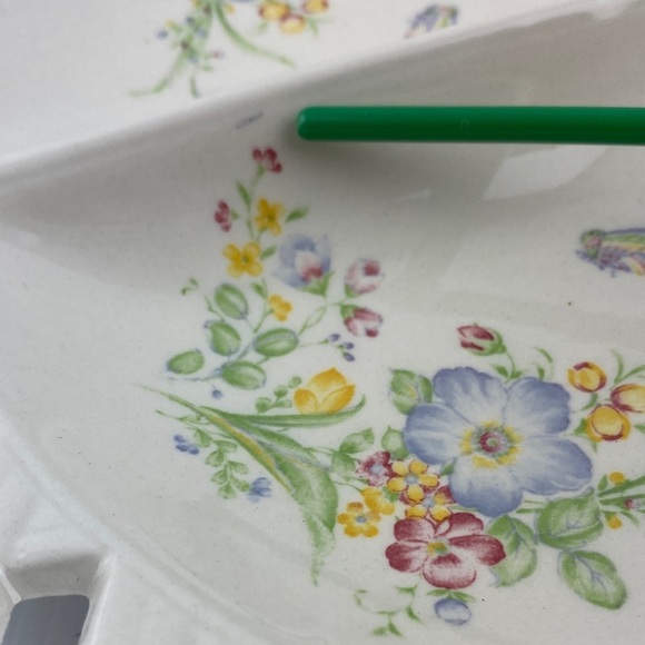 Sectioned Serving Plate Floral Ceramic by Chef de Paris - Picture 7 of 7